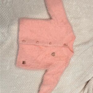 Elegant Pink Cardigan Sweater